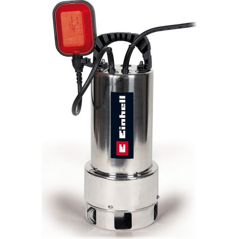 Einhell Pompe d’évacuation pour eaux chargées GC-DP 9035 N (900 W, Câble d‘Alimentation 10 m, Corps en INOX, Poignée de Transport) (1/5)