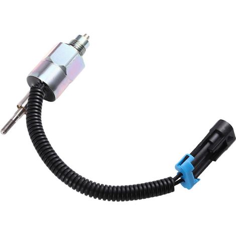 Électrovanne d'arrêt 87445988 pour Holland L180 L185 L190 Case 410 420 430 84128132 (1/5)