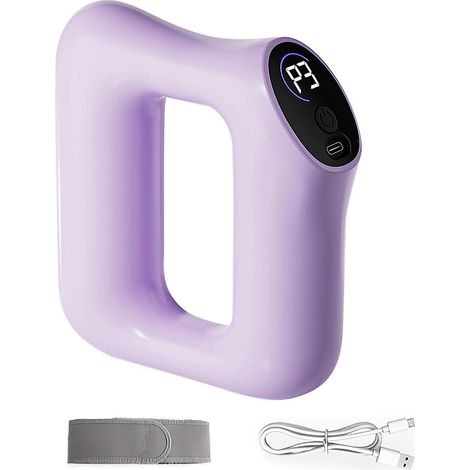 1 Anneau de Fascia, Masseur Électrique Sans Fil, 5 Modes Réglables, Ceinture Ajustable, pour Abdomen Dos Jambes (1/5)