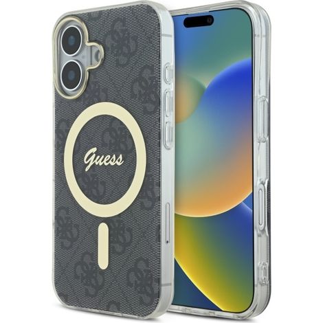 Guess GUHMP16MH4STK iPhone 16 Plus 6,7 Zoll schwarz/schwarze Hartschale IML 4G MagSafe (1/5)