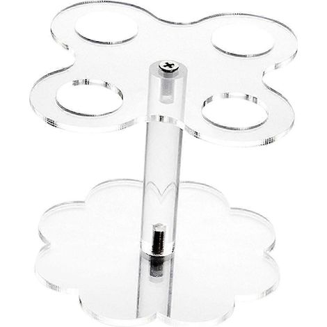 Support en acrylique pour cornets de glace, cornets de charcuterie et cornets gaufrés-4 Hole (1/5)