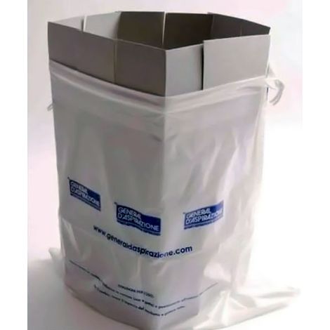 Kit sacco e tendisacco (5 sacchi e 5 tendisacchi) per contenitore 18 lt. per mod. 20,30,40,1250,1450,1600,1750 0102636