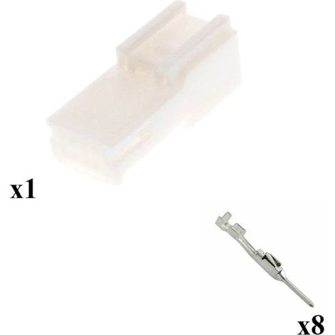 Kit connettore multilock 025 porta maschio 8 vie