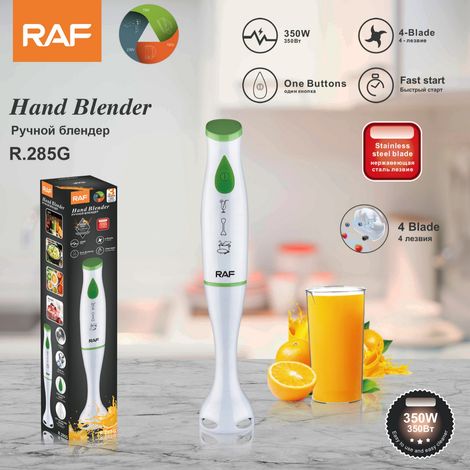 Norme européenne - Mixeur/batteur électrique portatif en acier inoxydable pour aliments pour bébés - Petit batteur à œufs/mixeur pulsé pour la maison (1/4)