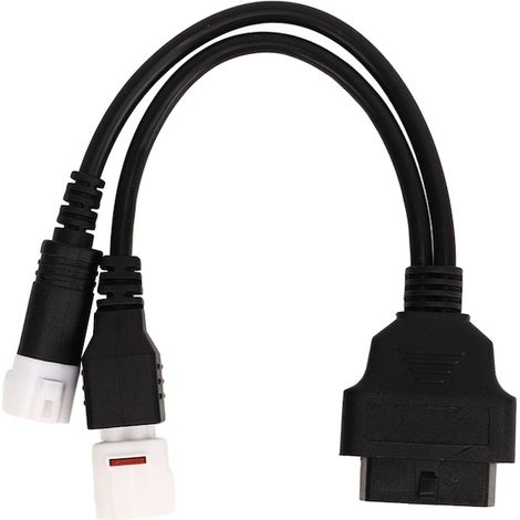 Câble de diagnostic OBD2 pour moto, 3 broches, matériau ABS, compatible MT07 MT09 MT10 et XSR, outil fiable (1/5)