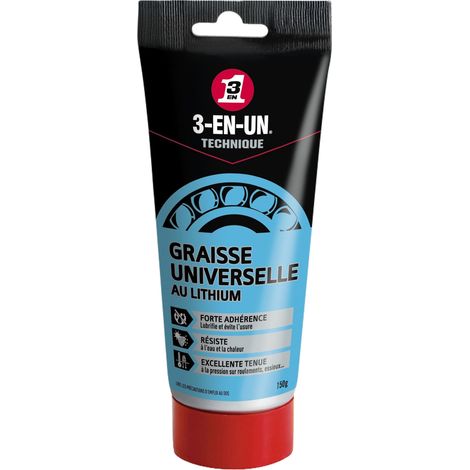 Tubo de grasa universal de litio 3 en 1