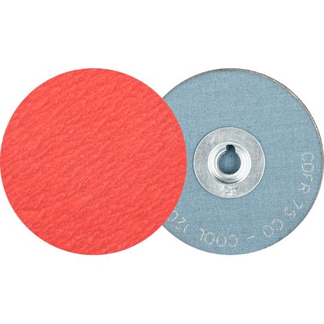 PFERD TOOLS COMBIDISC Keramikkorn Mini-Fiberscheibe CDF Ø 75 mm CO-COOL120 für Stahl und Edelstahl 50 Stk (1/4)