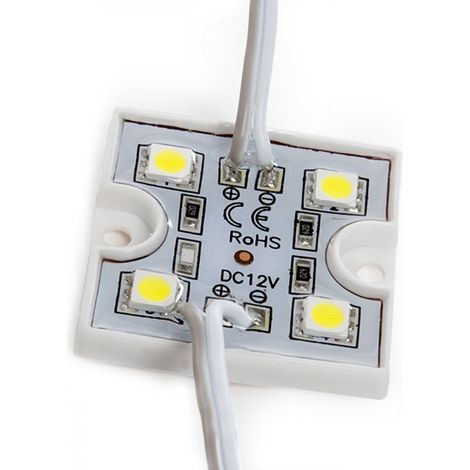 Modul 0,6W 26Lm 4200ºK 4 LEDs SMD3528 40.000H [US-LMP3528W4-0001]