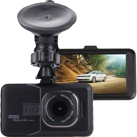 Caméra voiture HD vision nocturne capteur G grand angle haute définition facile à installer design compact (1/5)