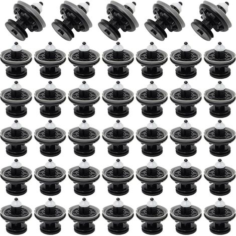 40 Stück Türverkleidungs-Befestigungsclips 7L6868243, Kunststoff-Türdichtungs-Befestigungsclips für T5, Golf 5, 6, 7, Passat, Polo, Skoda, Caddy, Audi A4, A5, A6 (1/5)