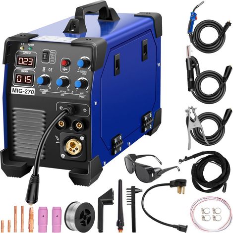 MIG/MMA/TIG 3 in 1 IGBT Filo di riempimento Saldatore-MIG-270 220v Tecnologia (1/5)