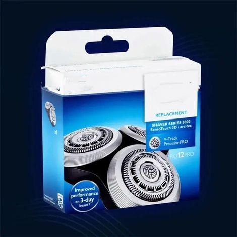 Tête de rasoir Philips RQ12 compatible S9000 S7000 RQ1250 RQ1260 SH90 SH70 – Rasage efficace et confortable – Lames haute précision (1/3)