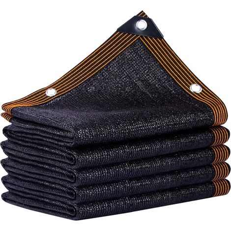 Filet D'Ombrage, 50% Tissu Ombrage Pergola Filet D'ombrage Extérieur, Filet Protection Solaire Tissu D'ombrage pour Pergola, Terrasse, Serre, Poulailler, Plantes (3x3m) (1/5)
