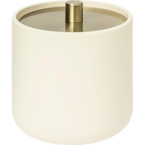 Pot à Coton "Duo" 11cm Ivoire (1/2)