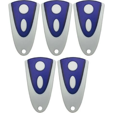 5 Stück Garagentor-Emetteur 433,92 MHz kompatibel mit Novoferm Novotron 502 MAX43-2 Novotron 512 MIX43-2 für Novotron 522 Novoferm MNHS433-2 (1/5)