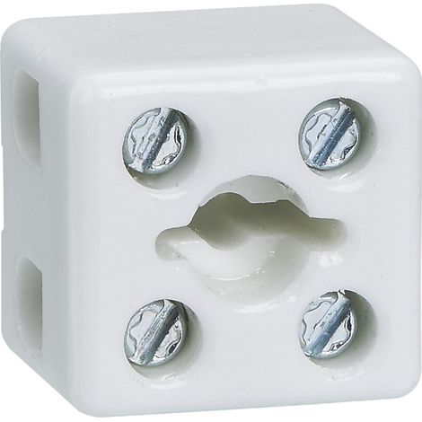 bloc de jonction - porcelaine bipolaire - 2.5mm2 - legrand 034334