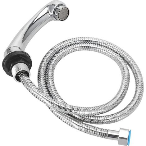 Douchette Salon de Coiffure, Pommeau de Douche à Main en Alliage, Pommeau Pression pour Salon de Coiffure, Douchette Adaptable sur Robinet, Lavabo Coiffure Domicile, Cuvette de Lit, Lavage des Cheveux (1/4)