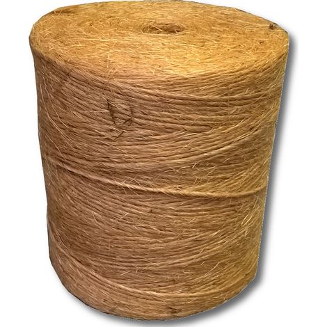 Sisal ficelle de presse 200m/kg ficelle de liage fil cordon corde ficelle de presse 1 rouleau de 1 800 m