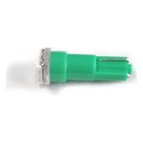 Lot de 10 ampoules LED vertes T5 73 37 17 58 à culot W1-SMD pour tableau de bord et compteur de vitesse de voiture (1/2)