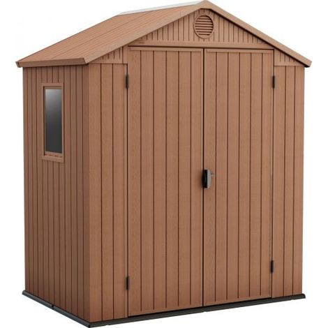 Casetta Keter da giardino con pannelli evotech. Casette