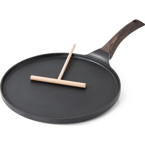 Poêle à crêpes 30 cm revêtement granit suisse ILAG