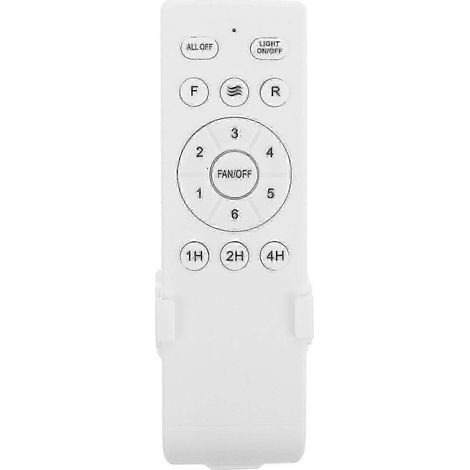 Télécommande pour ventilateur de plafond : Télécommande universelle pour ventilateur - Contrôleur de vitesse et de minuterie 1/2/4 H pour luminaires encastrés au plafond sy02kj413 Édition 0512 (1/4)