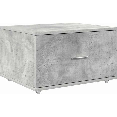 Maison Exclusive - Mobile con Cassetti con ruota Grigio cemento 55 x 45 x 31 cm