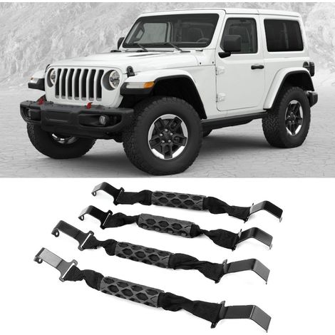 Poignées de toit avant et arrière (4 pièces) compatibles avec Jeep Wrangler JL 2018+ (1/5)