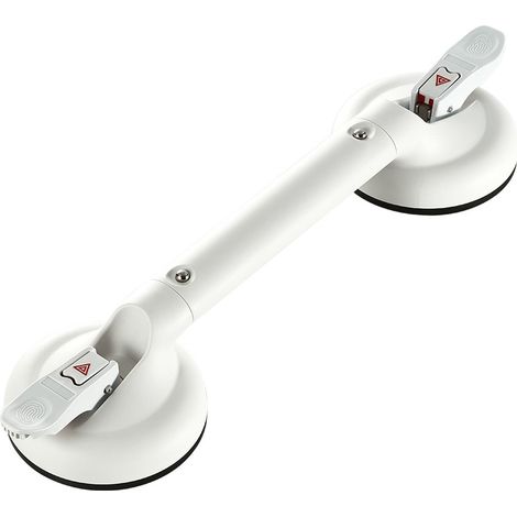 Poignée de douche, compatible avec les anciennes baignoires murales et les barres de douche, ventouses puissantes avec support intégré-AquaForge (1/3)