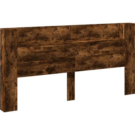 Maison Exclusive - Testiera Letto Rovere Fumo Legno ingegnerizzato