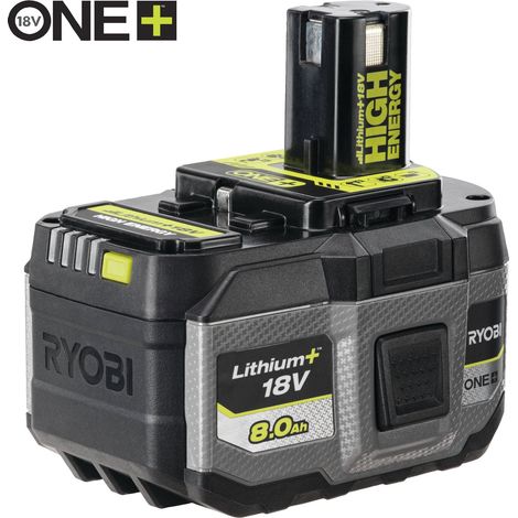 RYOBI 18 V ONE+ 8,0 Ah Lithium+ High Energy Akku