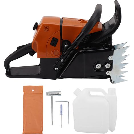 Jeffergarden ‌Motore Seghetto a Catena a Benzina G660‌ con Impugnatura Ergonomica, Accensione Rapida, Controllo Arresto, Accessorio