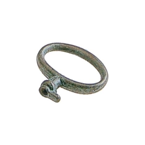 Ouvre&Déco – Fausse clé de meuble ancienne en laiton – Finition vert de gris – Dimensions 4mm x 35mm x 33mm – Accessoire décoratif vintage