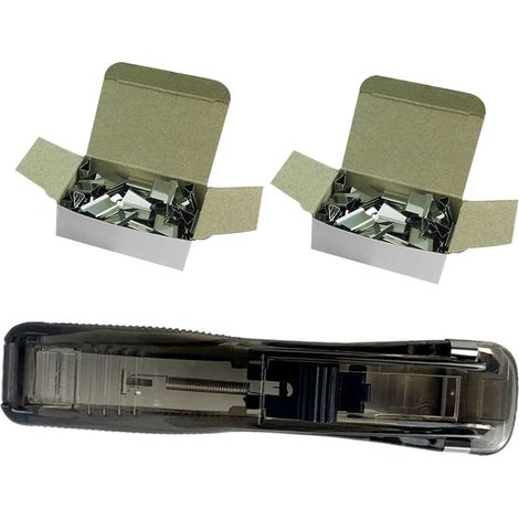 Agrafeuse réutilisable avec distributeur de trombones et surface (1/5)