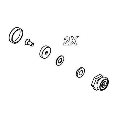 KIT SCORRIMENTO PER BOX DOCCIA HEXA