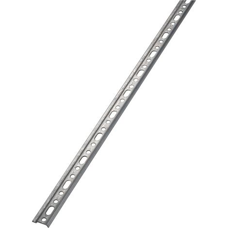 Plaque de fixation pour meuble de cuisine – Acier zincé – Longueur 2032 mm – Capacité de charge jusqu'à 150 kg – Installation facile avec trous pré-percés – Camar