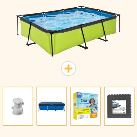 Exit-toys Piscine Exit Rectangulaire - 300x200x65 cm - 5-pièces S259 (1/5)