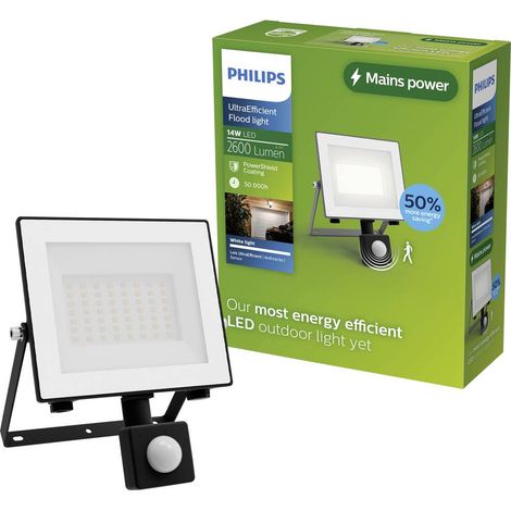 Philips LED Lois 929004643201 Faretto LED per esterno con rilevatore di movimento 14 W Colore luce: Bianco caldo (1/5)