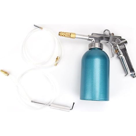 Pressure gun 1100ml tank 4-5 bar air gun hose hook nozzle round nozzle (1/5)