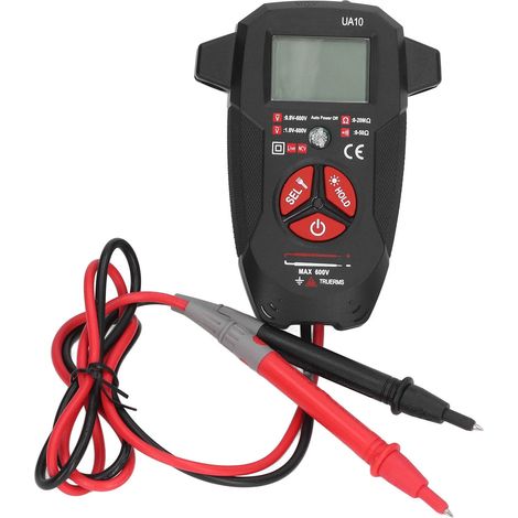 Multimeter Digital Display Auto Switching DC AC Voltage Resistance Meter Tester Tool (1/5)