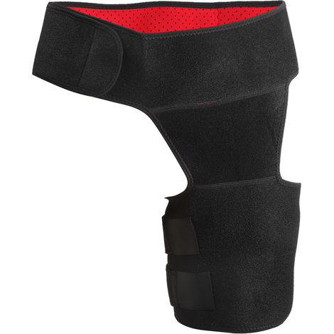 Sangle de soutien réglable pour l'aine, bande de compression pour l'articulation de la hanche, soulagement de la douleur (1/5)