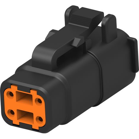 TE Connectivity Buchsengehäuse-Kabel DTMH Polzahl Gesamt 4  DTMH06-4SA 1 St.