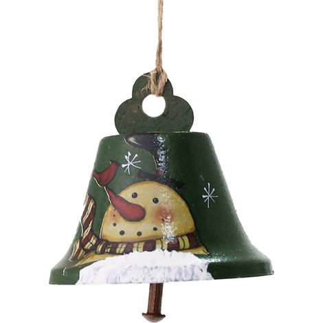 Pendentif cloche de Noël, décoration suspendue pour sapin de Noël, accessoire décoratif de fête pour arbre de Noël (1/5)