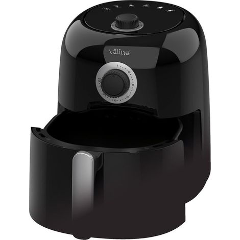 Friggitrice ad aria "Sabiri" con maniglia e gambe antiscivolo (1450W 230V) IP20 273x304x210mm colore nero e argento (1/5)