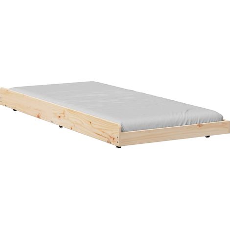 Maison Exclusive - Estructura de cama Marrón 80 x 200 cm Madera m