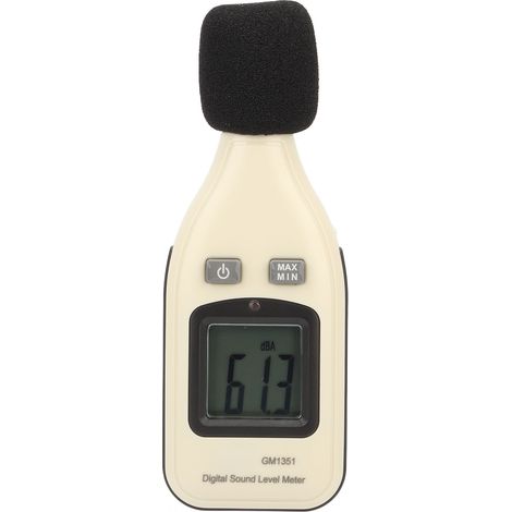 Décibelmètre Portable, plage de 30 à 130 DB, précision de 0,1db, écran LCD rétroéclairé, niveau sonore (1/5)