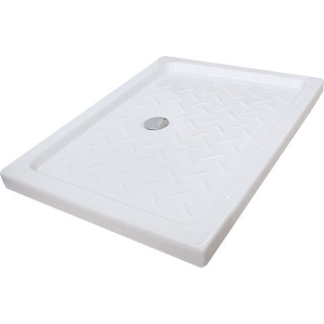 ONDEE ZEN - Receveur de douche CERA 2 - 90 x 70 cm - Céramique - Blanc