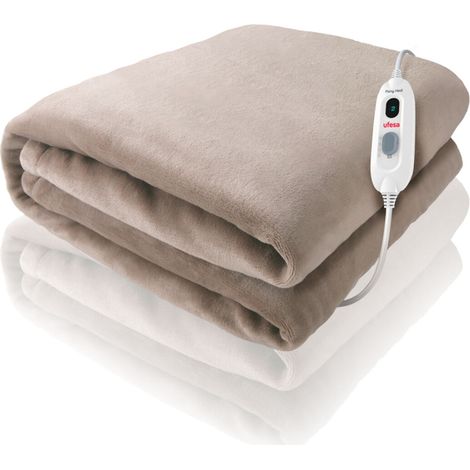 Couverture chauffante Ufesa Softy Plus beige 180x140 cm 120W