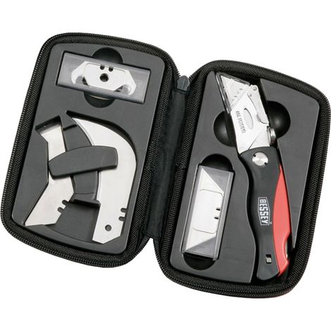 Bessey DBKPH-SET coltello pieghevole nero e rosso (1/4)