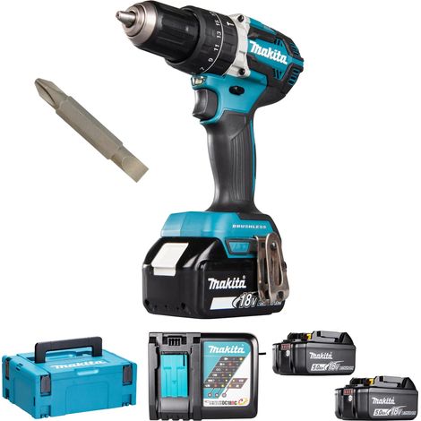 18 V BL MOTOR 60 Nm MAKITA DHP484RT3J SHOCK DRILL BITTER (1/4)